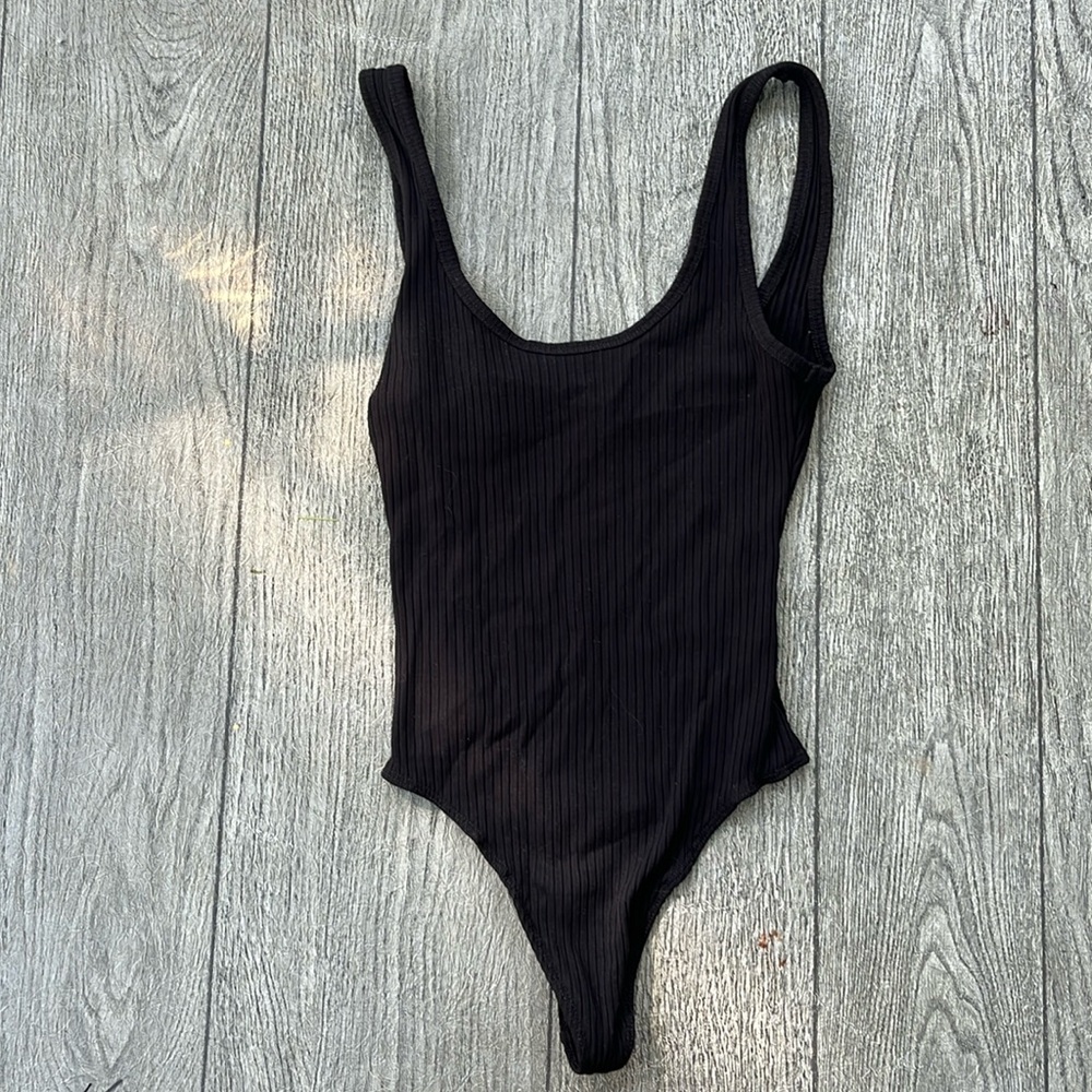 Wilfred free thong bodysuit black xs